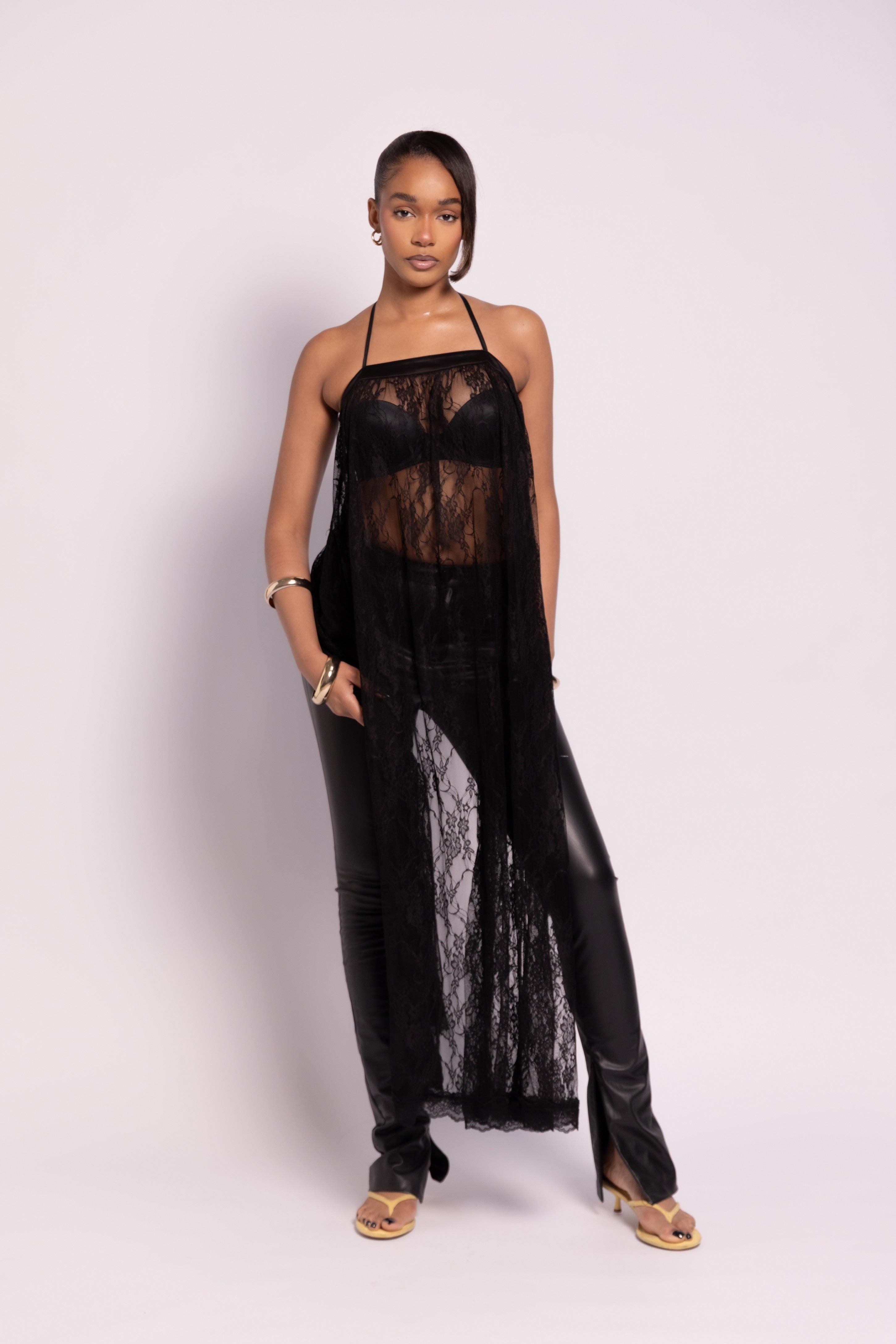 Simone Lace Backless Maxi Top [PREORDER]