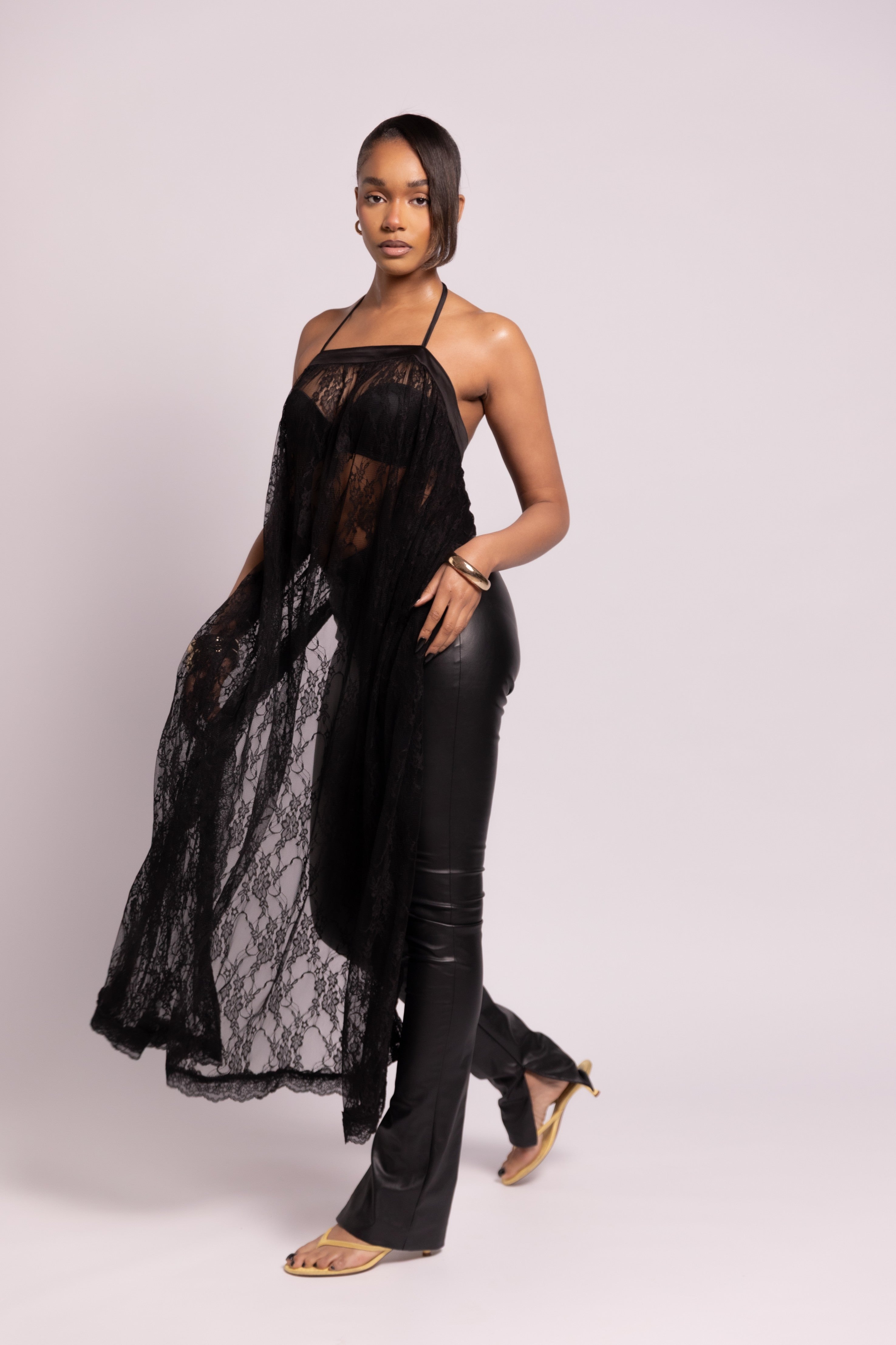 Simone Lace Backless Maxi Top [PREORDER]